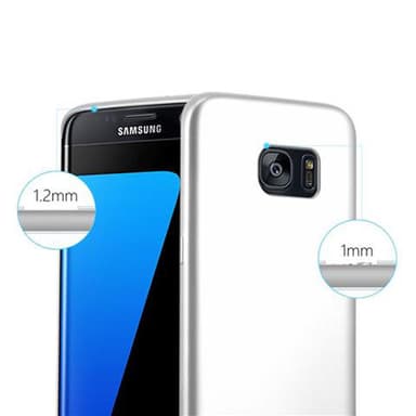 Skal Samsung Galaxy S7 EDGE Fodral Case (Silver)