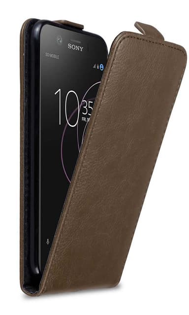 Sony Xperia XZ1 COMPACT Flipfodral Skal (Brun)