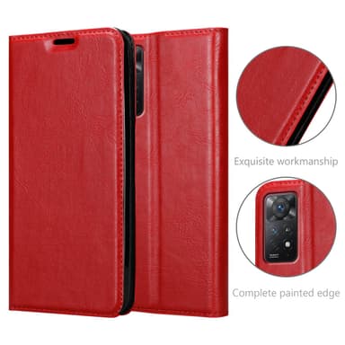 Xiaomi RedMi NOTE 11 PRO 4G / 5G Skal Fodral Case (Röd)