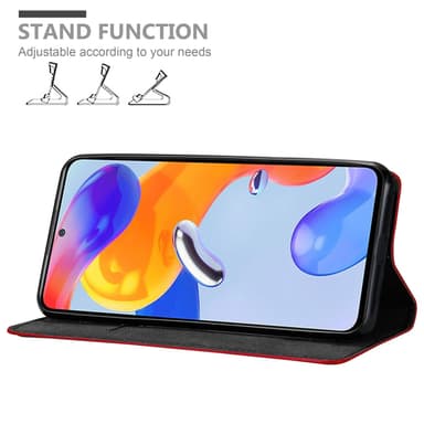 Xiaomi RedMi NOTE 11 PRO 4G / 5G Skal Fodral Case (Röd)