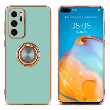 Huawei P40 Skal Fodral Case (Turkos)