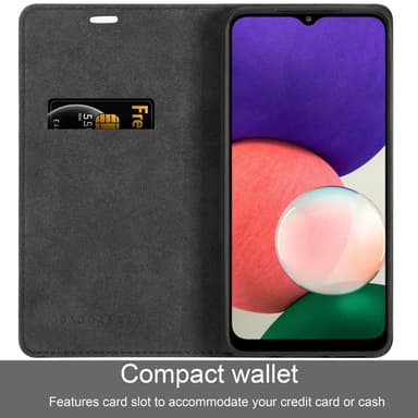 Samsung Galaxy A22 5G Skal Fodral Case (Svart)