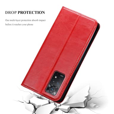 Xiaomi RedMi NOTE 11 PRO 4G / 5G Skal Fodral Case (Röd)