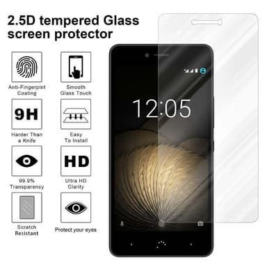 BQ Aquaris U PLUS Skyddsglas Skyddsfilm Skärmskydd