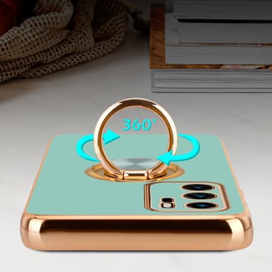Huawei P40 Skal Fodral Case (Turkos)
