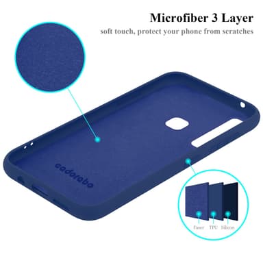 Samsung Galaxy A9 2018 Skal Fodral Case (Blå)