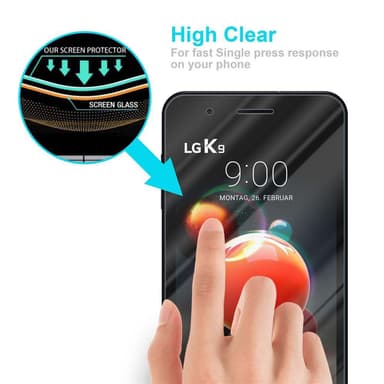 LG K8 2018 / K9 2018 Skyddsglas Skyddsfilm Skärmskydd