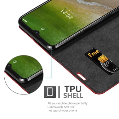 Nokia G50 5G Skal Fodral Case (Röd)
