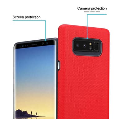 Samsung Galaxy NOTE 8 Skal Fodral Case (Röd)