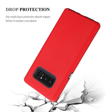 Samsung Galaxy NOTE 8 Skal Fodral Case (Röd)