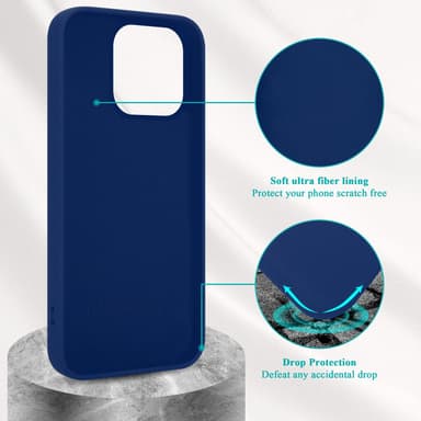 iPhone 14 PRO MAX Skal Fodral Case (Blå)