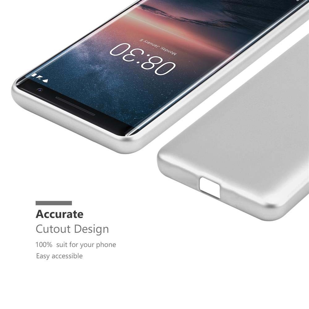 Skal Nokia 8 Sirocco Fodral Case (Silver)