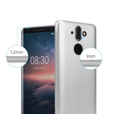 Skal Nokia 8 Sirocco Fodral Case (Silver)