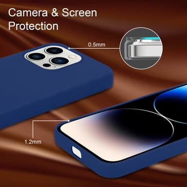 iPhone 14 PRO MAX Skal Fodral Case (Blå)