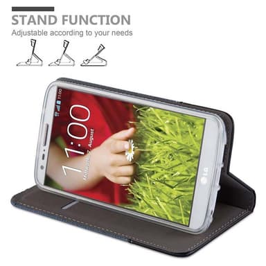 LG G2 MINI Plånboksfodral Skal (Blå)