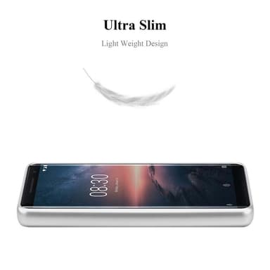 Skal Nokia 8 Sirocco Fodral Case (Silver)