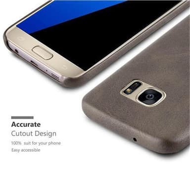 Samsung Galaxy S7 Skal Fodral Case (Brun)