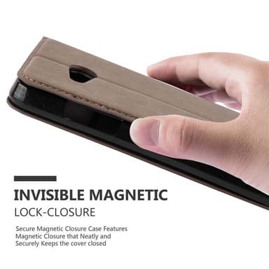 Nokia Lumia 550 Skal Fodral Case (Brun)