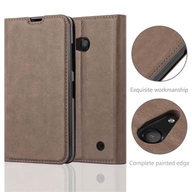 Nokia Lumia 550 Skal Fodral Case (Brun)