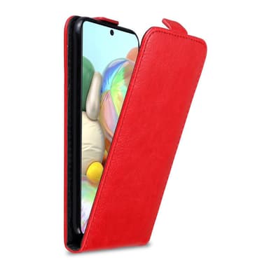 Samsung Galaxy A71 4G Flipfodral Skal (Röd)