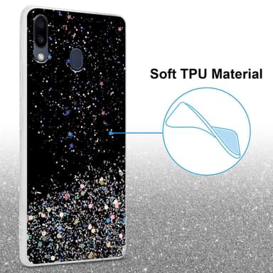 Samsung Galaxy M20 Skal Fodral Case (Svart)