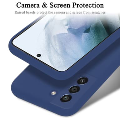 Samsung Galaxy S21 FE Skal Fodral Case (Blå)
