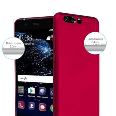 Huawei P10 Skal Fodral Case (Röd)