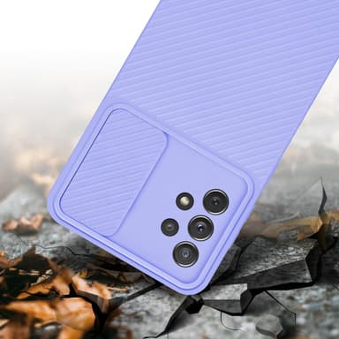Skal Samsung Galaxy A72 4G / 5G Fodral Case (Lila)