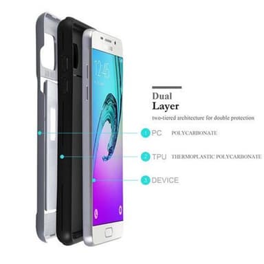 Samsung Galaxy A5 2016 Skal Fodral Case (Silver)