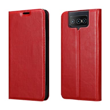 Asus ZenFone 8 FLIP Skal Fodral Case (Röd)