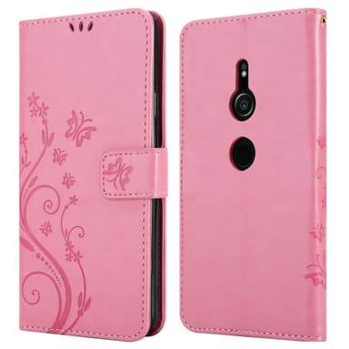 Sony Xperia XZ2 Plånboksfodral Skal (Rosa)