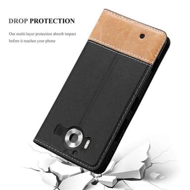 Nokia Lumia 950 Skal Fodral Case (Svart)