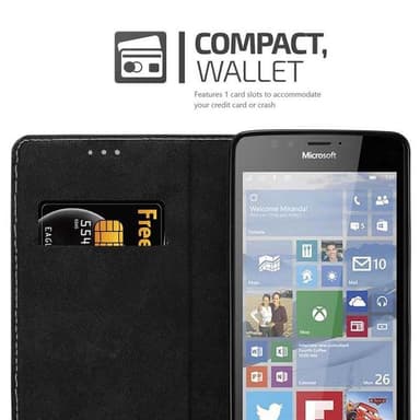 Nokia Lumia 950 Skal Fodral Case (Svart)