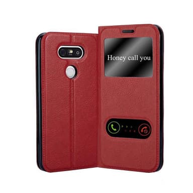 LG G5 Plånboksfodral Skal (Röd)