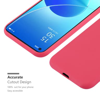 Skal Oppo Reno6 5G Fodral Case (Röd)