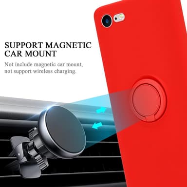 Skal iPhone 7 / 7S / 8 / SE 2020 Fodral Case (Röd)