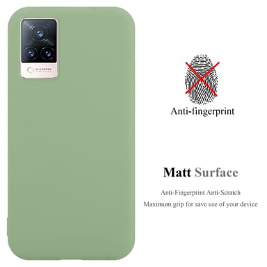 Skal Vivo V21 4G / 5G Fodral Case (Grön)