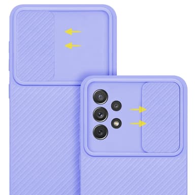 Skal Samsung Galaxy A72 4G / 5G Fodral Case (Lila)