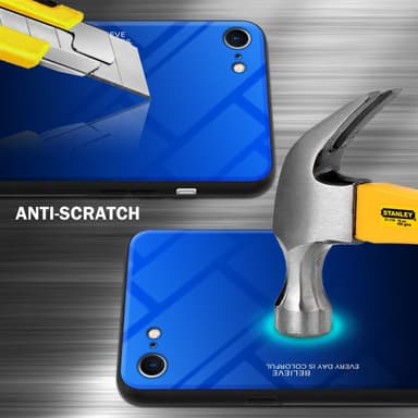 iPhone 7 / 7S / 8 / SE 2020 Skal Fodral Case (Svart)
