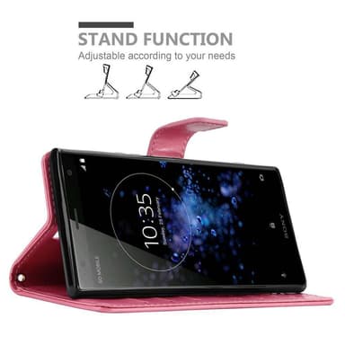 Sony Xperia XZ2 Plånboksfodral Skal (Rosa)