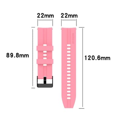 Silikon Armband 22mm för Samsung Galaxy Gear S3/Gear 2