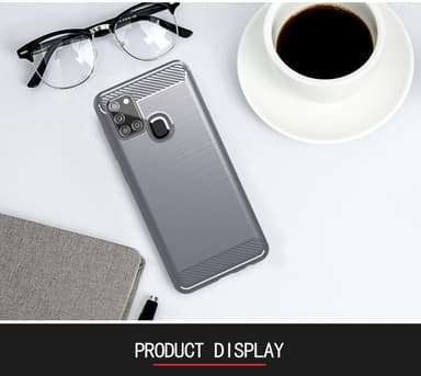 Samsung Galaxy A21s Skal Fodral Case (Grå)