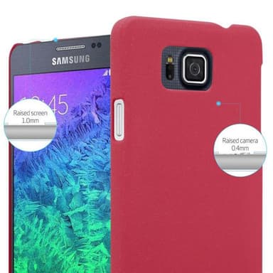 Samsung Galaxy ALPHA Skal Fodral Case (Röd)