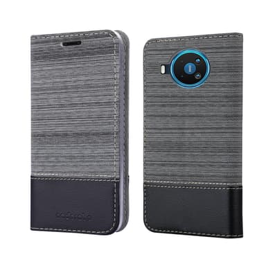 Nokia 8.3 Plånboksfodral Skal (Grå)