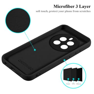 Realme 12 Pro Skal Fodral Case (Svart)