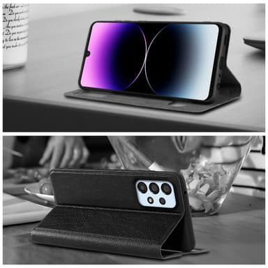Samsung Galaxy A33 5G Plånboksfodral Skal (Svart)