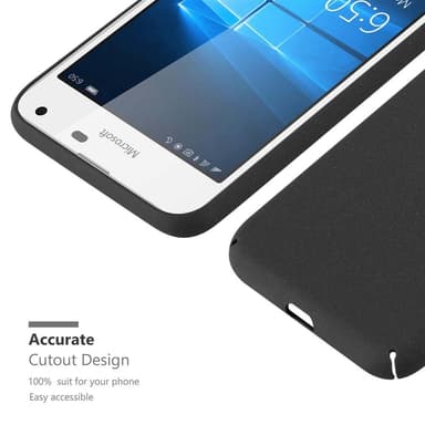 Nokia Lumia 650 Skal Fodral Case (Svart)