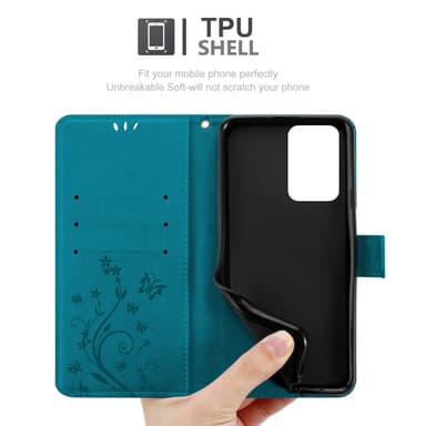 Xiaomi 11T / 11T PRO Plånboksfodral Skal (Blå)