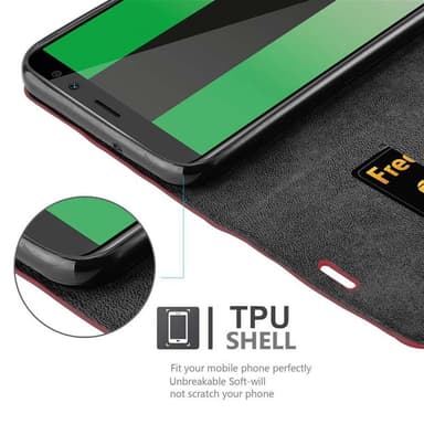Huawei MATE 10 LITE Skal Fodral Case (Röd)