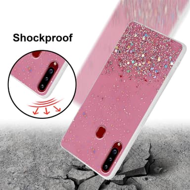 Samsung Galaxy A20s Skal Fodral Case (Rose)